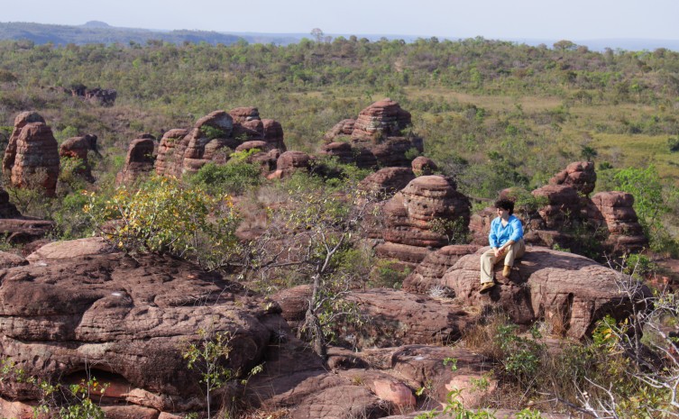 Ator Rodrigo Dorado na Cidade de Pedras, em Almas - Foto: Divulgação