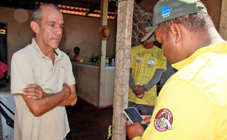 Nesta semana, o aplicativo deve ultrapassar o registro de 1,3 mil propriedades visitadas - Foto: Fernando Alves/Governo do Tocantins