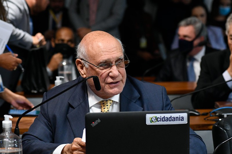 Relator, Lasier defendeu aprovação do projeto, citando dificuldades dos agricultores com clima e pandemia - Geraldo Magela/Agência Senado