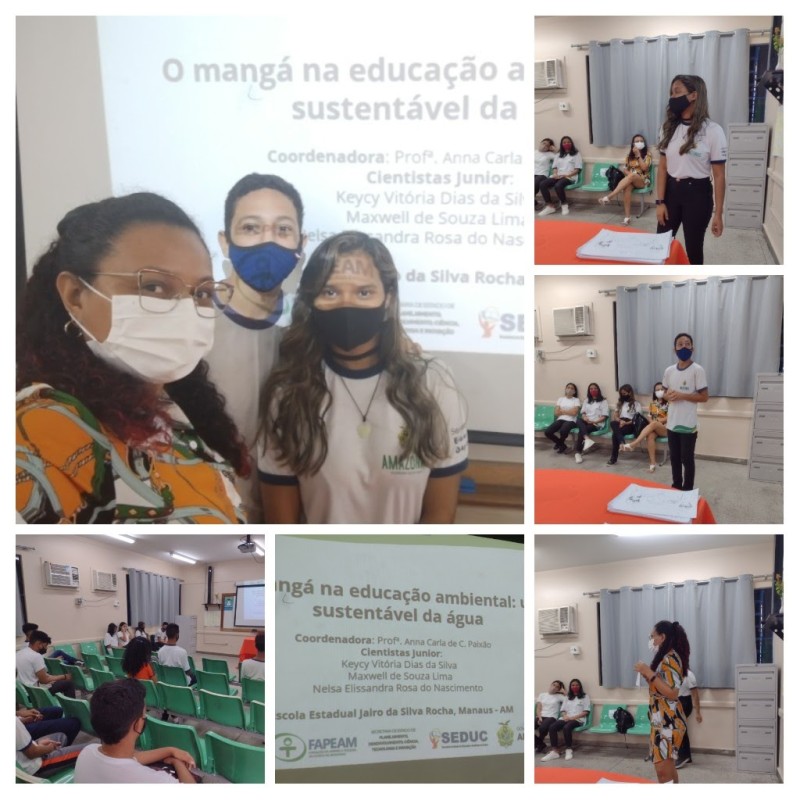 Estudantes da educação básica elaboram mangá sobre tratamento e consumo consciente da água