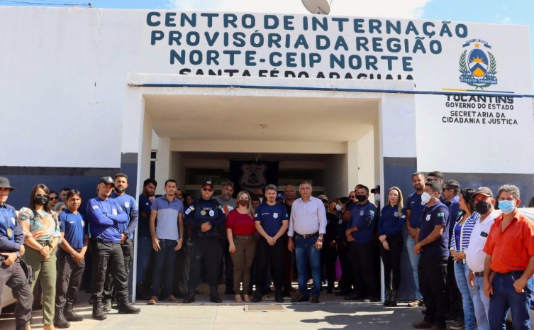 Novo Ceip Norte conta com salas administrativas, alojamentos, salas de aula, sala de atendimento jurídico, além de uma quadra esportiva e solário para recreação e visitas - Foto: Vitória Soares/Governo do Tocantins