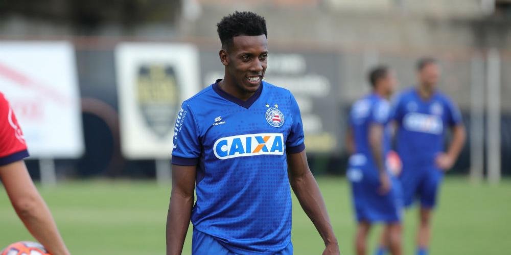 Moisés ficará emprestado ao Inter até o final do ano, com cláusula de compro ao término do contrato | Foto: Felipe Oliveira / EC Bahia / Divulgação / CP