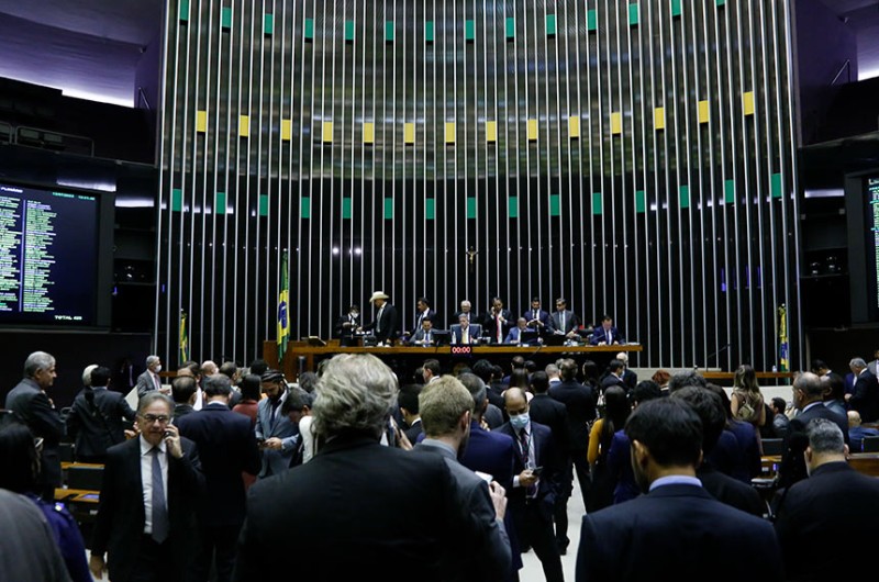 Plenário da Câmara durante a votação da PEC - Elaine Menke/Câmara dos Deputados