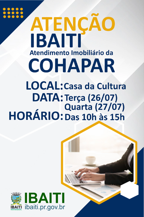 Atendimento da Cohapar em Ibaiti