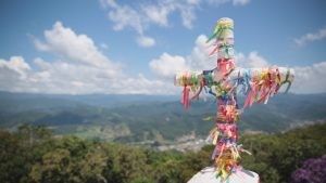Morro da Cruz, na cidade catarinense de Nova Trento - (Foto: Assembleia Legislativa do Estado de Santa Catarina)