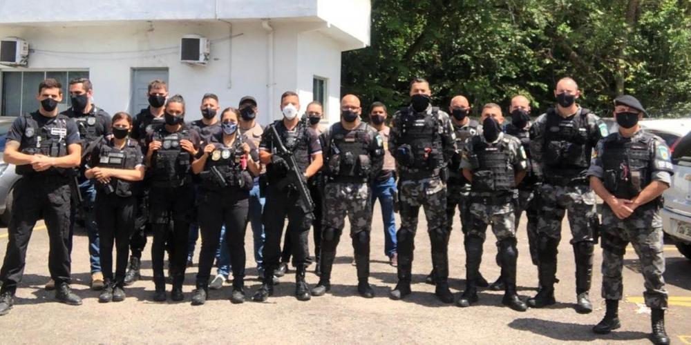 Integração entre policiais civis e militares foi fundamental | Foto: BM / PC / Divulgação / CP