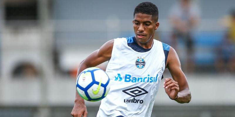 Jean Pyerre apresentou atrofia na perna direita após sofrer lesão na coxa | Foto: Lucas Uebel / Grêmio / Divulgação / CP Memória