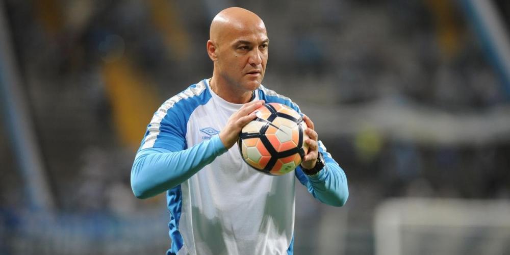 Preparador de Goleiros, Rogério Godoy, o Rogerião, foi um dos sete demitidos pela direção do Grêmio | Foto: Lucas Uebel / Grêmio / Divulgação / CP