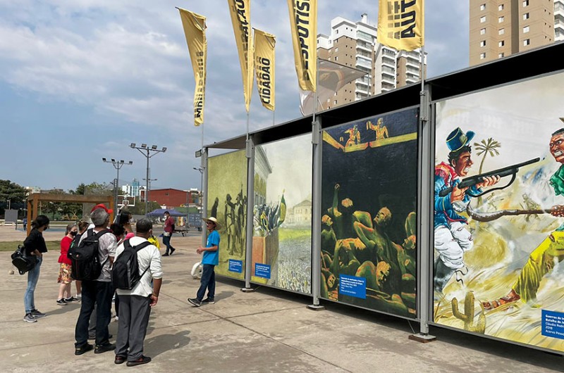 Exposição usa recursos expogra?ficos, audiovisuais e bibliogra?ficos para contar a histo?ria da Independência do Brasil - Sara Não Tem Nome