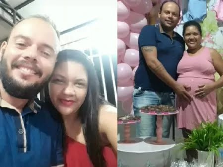 Roseni dos Santos da Silva e Everton Leite da Silva serão pais de quatro crianças Imagem: Reprodução/TikTok @evertonleite278