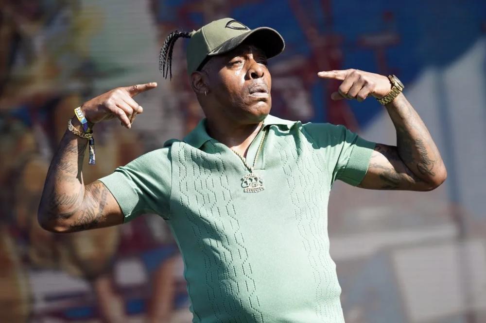 Coolio em show no Riot Fest, em setembro de 2022, em Chicago — Foto: Rob Grabowski/Invision/AP