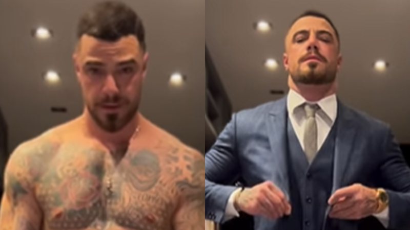 Felipe Tito impressionou ao mostrar o tamanho de seu closet - Reprodução/Instagram