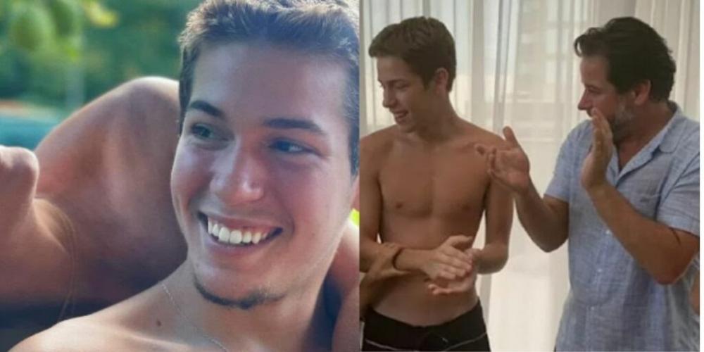 Filho de Murilo Benício de apenas 17 anos surpreende o pai ao assumir relação publicamente em evento (Foto: Instagram)