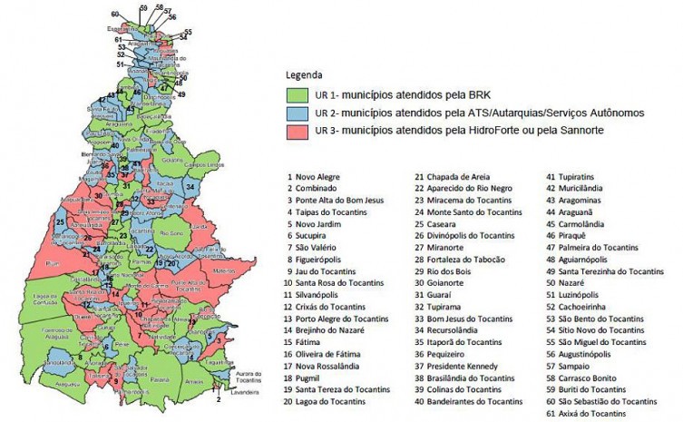 Mapa Temático das Uraes - Foto: Cleide Veloso/Governo do Tocantins