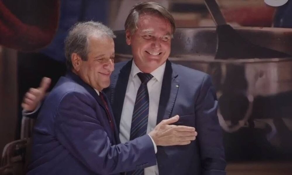 Valdemar da Costa Neto e o presidente Jair Bolsonaro em evento do PL - Foto: Reprodução | Youtube