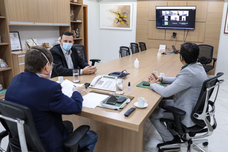Assinatura do Protocolo de Intenções entre Sema, Casa Civil, e IAV - Foto por: Tchélo Figueiredo - SECOM/MT