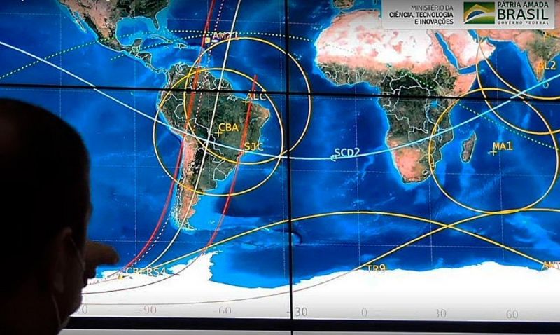 Brasil lançou primeiro satélite 100% nacional no fim de fevereiro - (Foto: Reprodução)