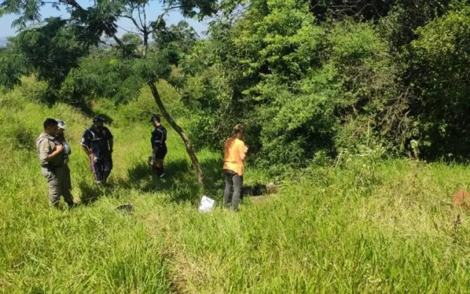 Corpo foi localizado em poço, no final de março. Foto: Polícia Civil / Reprodução
