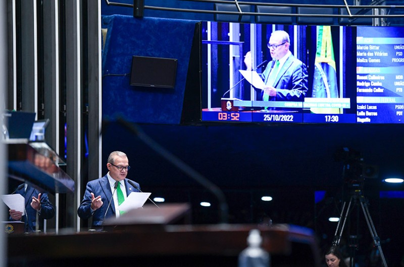 Wellington Fagundes foi relator da MP 1.126, aprovada sem nenhuma alteração e promulgada na quarta (16) - Roque de Sá/Agência Senado