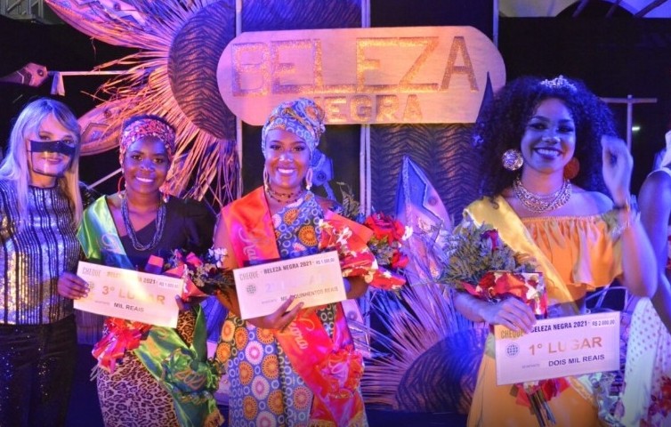 A Miss Beleza Negra 2021 foi a candidata Ludmila Prado Almeida (Foto Arquivo / Assecom Prefeitura de Bataguassu)