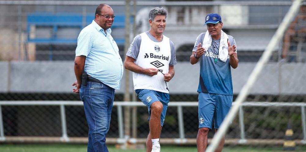 Renato disse que grupo está focado na preparação para o jogo contra o Caxias, na quarta-feira | Foto: Lucas Uebel / Grêmio / Divulgação / CP