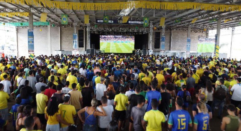 FanFest Cuiabá está montado no Parque de Exposições - Foto por: Divulgação/Fanfest