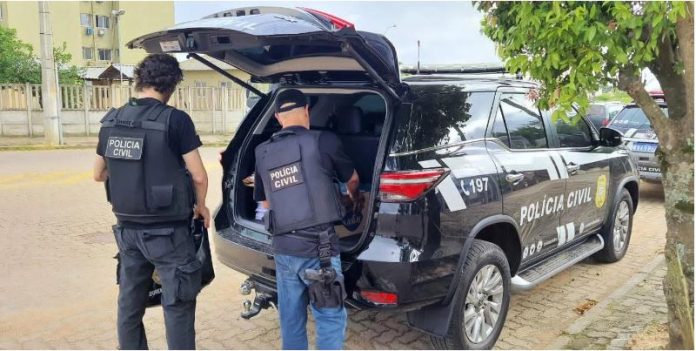 Cinco mandados judiciais de busca e apreensão foram cumpridos em São Lourenço do Sul | Foto: PC / Divulgação / CP
