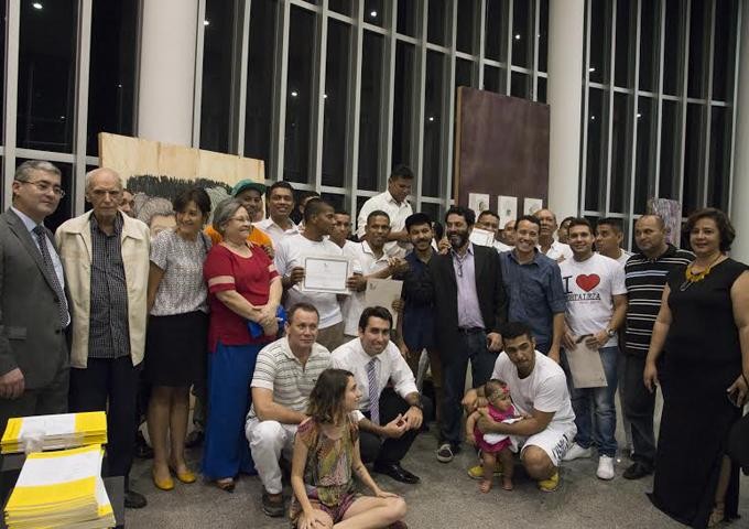 Recuperandos participam de exposição após participar de oficina de arte - Foto por: Assessoria/Sejudh-MT