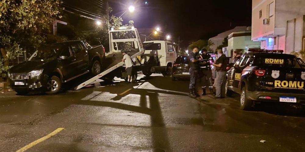 Proprietário do local e produtor do evento foram multados em R$ 10,4 mil, além de terem equipamentos confiscados | Foto: SEGTRAM / ASCOM / CP