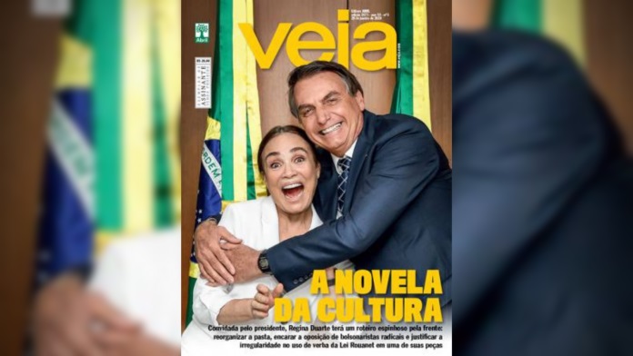Reportagem da Veja aponta dívida de Regina Duarte na Lei Rouanet | Foto: Reprodução/Veja