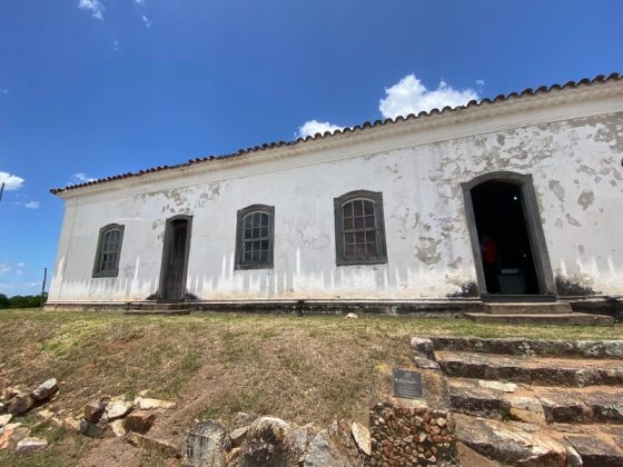 A fachada da casa em que o Bento Gonçalves viveu. Foto: Rafael Varela / Sedac