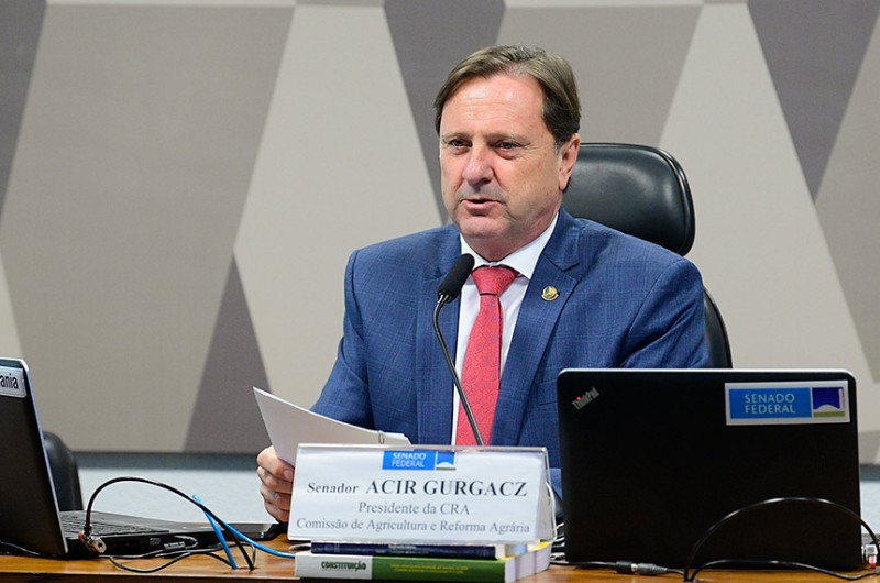 Acir Gurgacz apresentou nova versão de seu relatório para o PL 1.459/2022 (Substitutivo-CD) - Pedro França/Agência Senado
