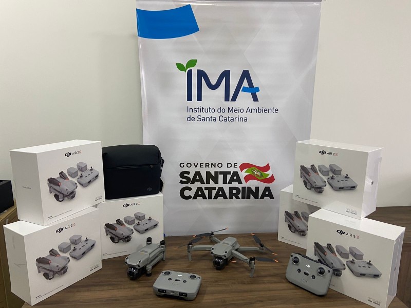 Entrega de novos drones