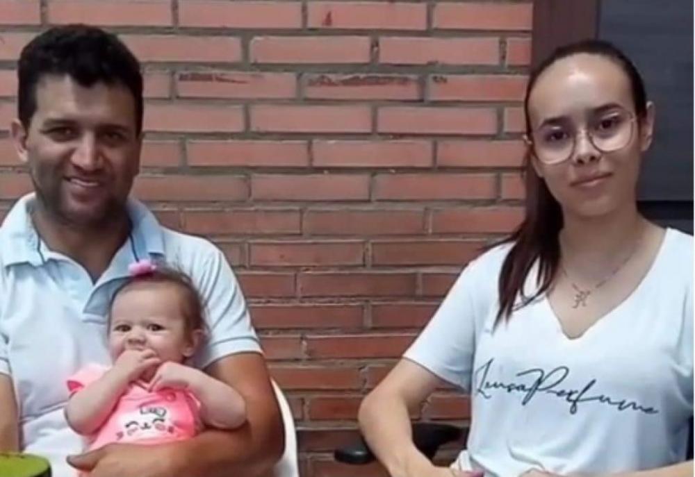 Helena Lima, a bebê, é filha do motorista do veículo Citroen C3