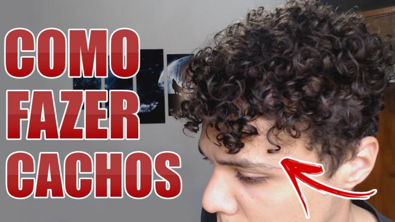 Como cachear o cabelo masculino