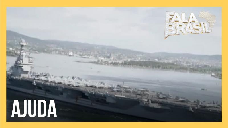 Estados Unidos envia maior navio de guerra do mundo a Israel