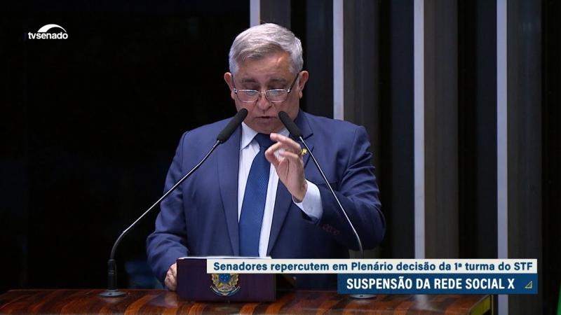 Decisão do Supremo sobre suspensão da plataforma 'X' repercute no Senado