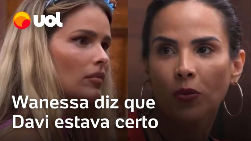 BBB 24: Wanessa Camargo diz que Davi estava certo e Yasmin Brunet relembra conversa em festa; vídeo