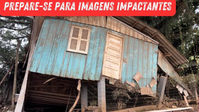 IMAGENS IMPACTANTES das cheias no Rio Grande do Sul na cidade de Lajeado